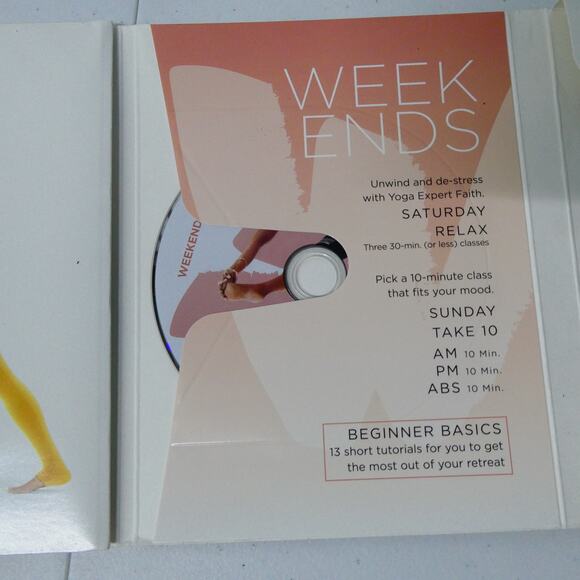 BEACHBODY 3 WEEK YOGA RETREAT 4 DISCS + RECIPES TRACKER/QUIK START/CALENDAR - Picture 10 of 11